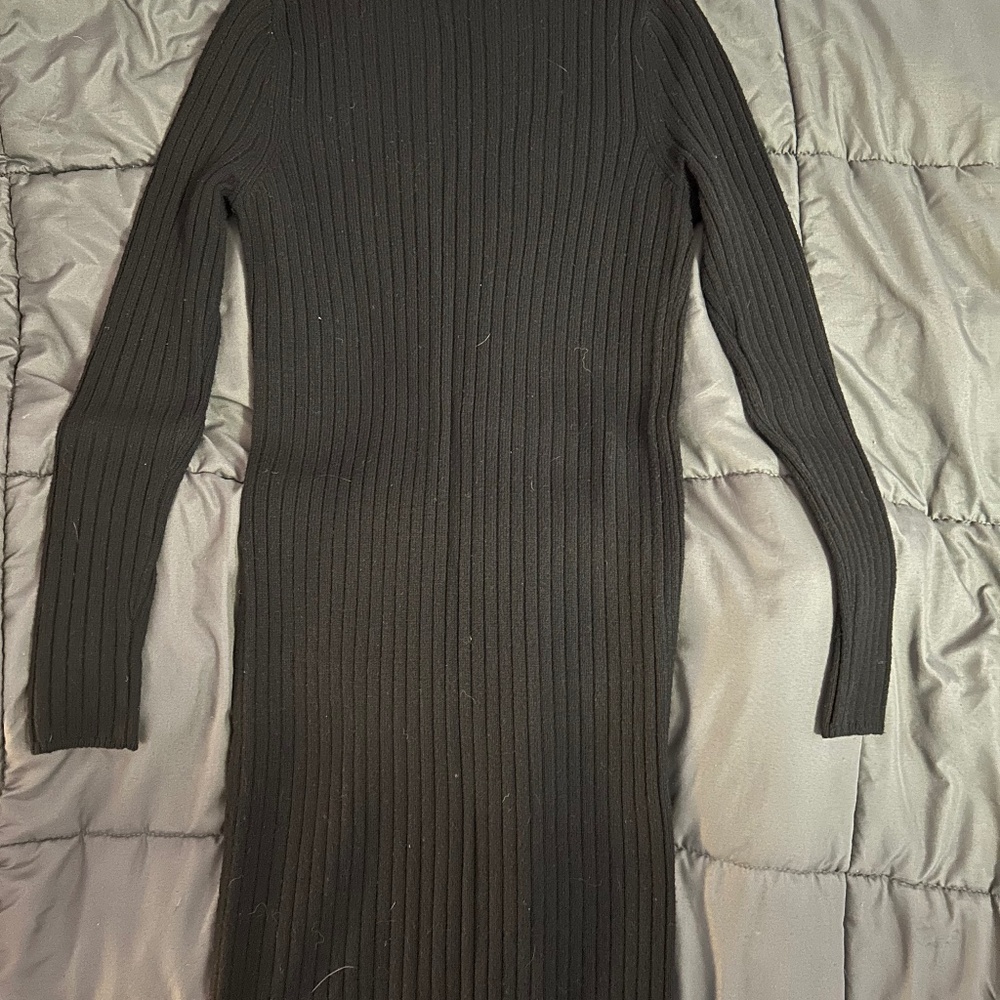 GAP black sweater dress